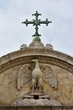 Saint John Evangelist symbol with cross in Venice royalty free stock photo Saint John Evangelist symbol with cross in Venice royalty free stock photo
