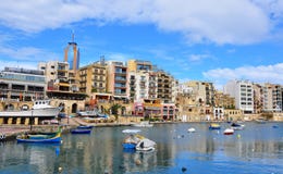 Saint Julians, Malta stock photo Saint Julians, Malta stock photo