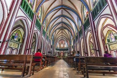 Saint Mary's Cathedral at Yangon royalty free stock image Saint Mary's Cathedral at Yangon royalty free stock image