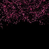 Sakura sprider rosa färger lämnar fallande begrepp på svart abstrakt begreppbac vektor illustrationer Sakura sprider rosa färger lämnar fallande begrepp på svart abstrakt begreppbac vektor illustrationer
