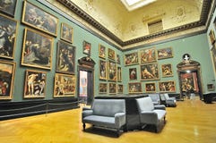 Sala da galeria do museu de Kunsthistorisches (museu de Art Histor imagens de stock Sala da galeria do museu de Kunsthistorisches (museu de Art Histor imagens de stock