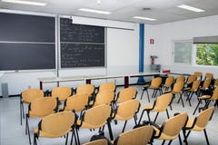 Sala de aula vazia foto de stock royalty free Sala de aula vazia foto de stock royalty free