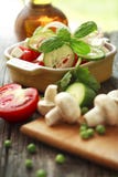 Salad of fresh vegetables stock photo Salad of fresh vegetables stock photo
