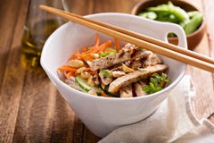 Salada de frango asiática da culinária imagem de stock royalty free Salada de frango asiática da culinária imagem de stock royalty free