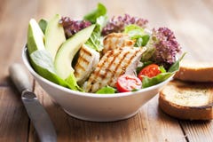 Salada de galinha fotografia de stock royalty free Salada de galinha fotografia de stock royalty free