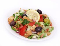 Salada fresca do fatoush fotografia de stock royalty free Salada fresca do fatoush fotografia de stock royalty free