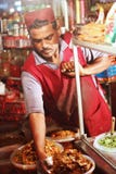 Sales man wearing sindhi hat selling achaar royalty free stock images Sales man wearing sindhi hat selling achaar royalty free stock images