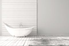 Salle de bains lumineuse vide Photos stock Salle de bains lumineuse vide Photos stock