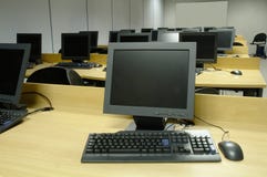 Salle de classe d'ordinateur Salle de classe d'ordinateur