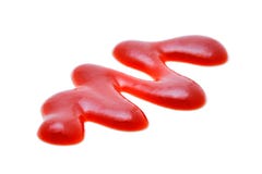 Salsa al pomodoro o ketchup isolato su bianco Immagine Stock Libera da Diritti Salsa al pomodoro o ketchup isolato su bianco Immagine Stock Libera da Diritti