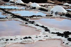 Salt Piles On A Saline Stock Images Salt Piles On A Saline Stock Images