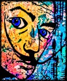 Salvador Dali art print in vivid colors