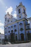 Salvador de Bahia: the colonial barock style church Nosso Senhor do Bonfim in the Unesco World Heritage Pelourinho royalty free stock image Salvador de Bahia: the colonial barock style church Nosso Senhor do Bonfim in the Unesco World Heritage Pelourinho royalty free stock image