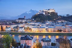 Salzburg, Oostenrijk. royalty-vrije stock fotografie Salzburg, Oostenrijk. royalty-vrije stock fotografie