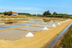 Salzhafen, Oleron, Frankreich stockfotos Salzhafen, Oleron, Frankreich stockfotos
