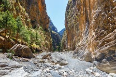 Samaria Gorge i central Kreta fotografering för bildbyråer Samaria Gorge i central Kreta fotografering för bildbyråer