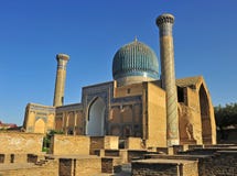 Samarkand: Gur emira mauzoleum zdjęcie stock Samarkand: Gur emira mauzoleum zdjęcie stock