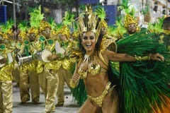 Samba Schools ståtar - karnevalet 2018 arkivfoton Samba Schools ståtar - karnevalet 2018 arkivfoton
