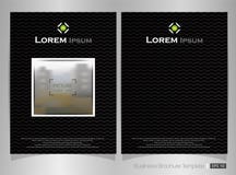 Samenvatting van brochure van het luxe de witte vierkante patroon royalty-vrije illustratie Samenvatting van brochure van het luxe de witte vierkante patroon royalty-vrije illustratie