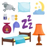 Sammlungshaar-Ikonenmond der Schlafikonenvektorillustration entspannen sich gesetzter Schlafenszeitnachtschlafenszeitelemente Stockfotos Sammlungshaar-Ikonenmond der Schlafikonenvektorillustration entspannen sich gesetzter Schlafenszeitnachtschlafenszeitelemente Stockfotos