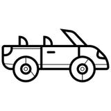 Samochodowy ikona wektor ilustracji Samochodowy ikona wektor ilustracji