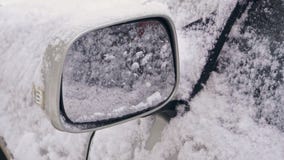 Samochodowy rearview lustro w lodzie Samochodowy rearview lustro w lodzie