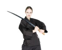 Samurai Girl Stock Photo