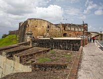 San Cristobal Castle stock foto's San Cristobal Castle stock foto's