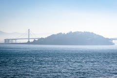 San Francisco Oakland Bay Bridge in Kalifornien, USA lizenzfreie stockbilder San Francisco Oakland Bay Bridge in Kalifornien, USA lizenzfreie stockbilder