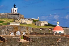 San Juan - El Morro Royalty Free Stock Images San Juan - El Morro Royalty Free Stock Images