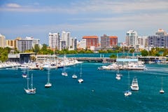 San Juan, PR - Beautiful San Juan Bay Vista Stock Image San Juan, PR - Beautiful San Juan Bay Vista Stock Image