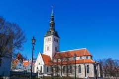 San Nicholas Church a Tallinn, Estonia immagine stock libera da diritti San Nicholas Church a Tallinn, Estonia immagine stock libera da diritti