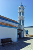 San Nicholas Monastery individuato su due isole a Oporto Lagos vicino alla città di Xanthi, Grecia immagini stock libere da diritti San Nicholas Monastery individuato su due isole a Oporto Lagos vicino alla città di Xanthi, Grecia immagini stock libere da diritti