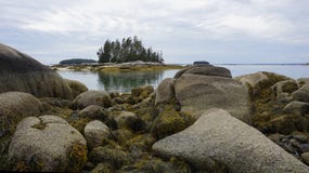 Sand Beach, Stonington, Maine Stock Images Sand Beach, Stonington, Maine Stock Images