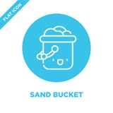 sand bucket icon vector. Thin line sand bucket outline icon vector illustration.sand bucket symbol for use on web and mobile apps vector illustration sand bucket icon vector. Thin line sand bucket outline icon vector illustration.sand bucket symbol for use on web and mobile apps vector illustration