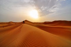 Sand dunes in desert royalty free stock photo Sand dunes in desert royalty free stock photo