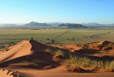 Sand Dunes In The Kalahari Desert Royalty Free Stock Image Sand Dunes In The Kalahari Desert Royalty Free Stock Image