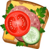Sandwich illustration stock Sandwich illustration stock