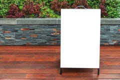 Sandwich board mock up outdoor advertising template. royalty free stock photography Sandwich board mock up outdoor advertising template. royalty free stock photography
