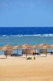 Sandy beach at hotel in Marsa Alam - Egypt Stock Images Sandy beach at hotel in Marsa Alam - Egypt Stock Images
