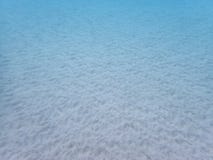 Sandy Ocean Floor Underwater With Patterns In Beige And Blue Stock