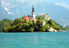 Sangrado em Slovenia fotos de stock Sangrado em Slovenia fotos de stock