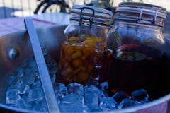 Sangria caseiro imagens de stock royalty free Sangria caseiro imagens de stock royalty free