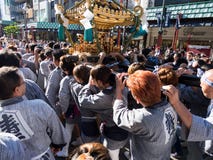 SANJA MATSURI ένα παραδοσιακό γεγονός στο Τόκιο στοκ εικόνα με δικαίωμα ελεύθερης χρήσης SANJA MATSURI ένα παραδοσιακό γεγονός στο Τόκιο στοκ εικόνα με δικαίωμα ελεύθερης χρήσης