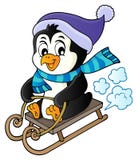 Sanna pingwinu tematu wizerunek 1 ilustracji Sanna pingwinu tematu wizerunek 1 ilustracji