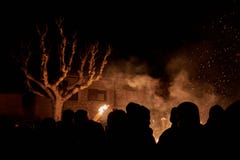 Sant Julià de Cerdanyola, Ισπανία - 24 Δεκεμβρίου 2018: ορίζοντας του faia FIA sant Julia de cerdanyola στοκ φωτογραφία Sant Julià de Cerdanyola, Ισπανία - 24 Δεκεμβρίου 2018: ορίζοντας του faia FIA sant Julia de cerdanyola στοκ φωτογραφία