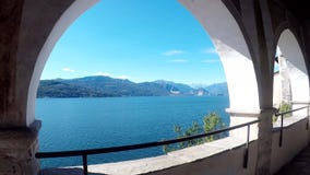 Santa Caterina del Sasso Italia almacen de video Santa Caterina del Sasso Italia almacen de video