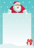 Santa Claus And Gift Box With Christmas Letter Royalty Free Stock Images Santa Claus And Gift Box With Christmas Letter Royalty Free Stock Images
