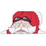 Santa claus with a bag of christmas gifts vector illustration Santa claus with a bag of christmas gifts vector illustration