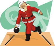 Santa Claus Bowling Stock Images Santa Claus Bowling Stock Images